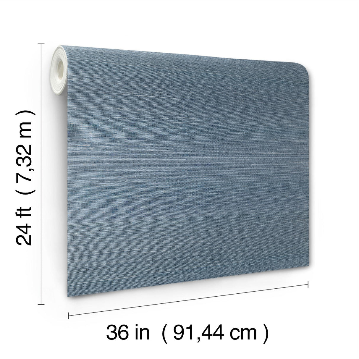 Ronald Redding Designs Maguey Sisal Denim Wallpaper