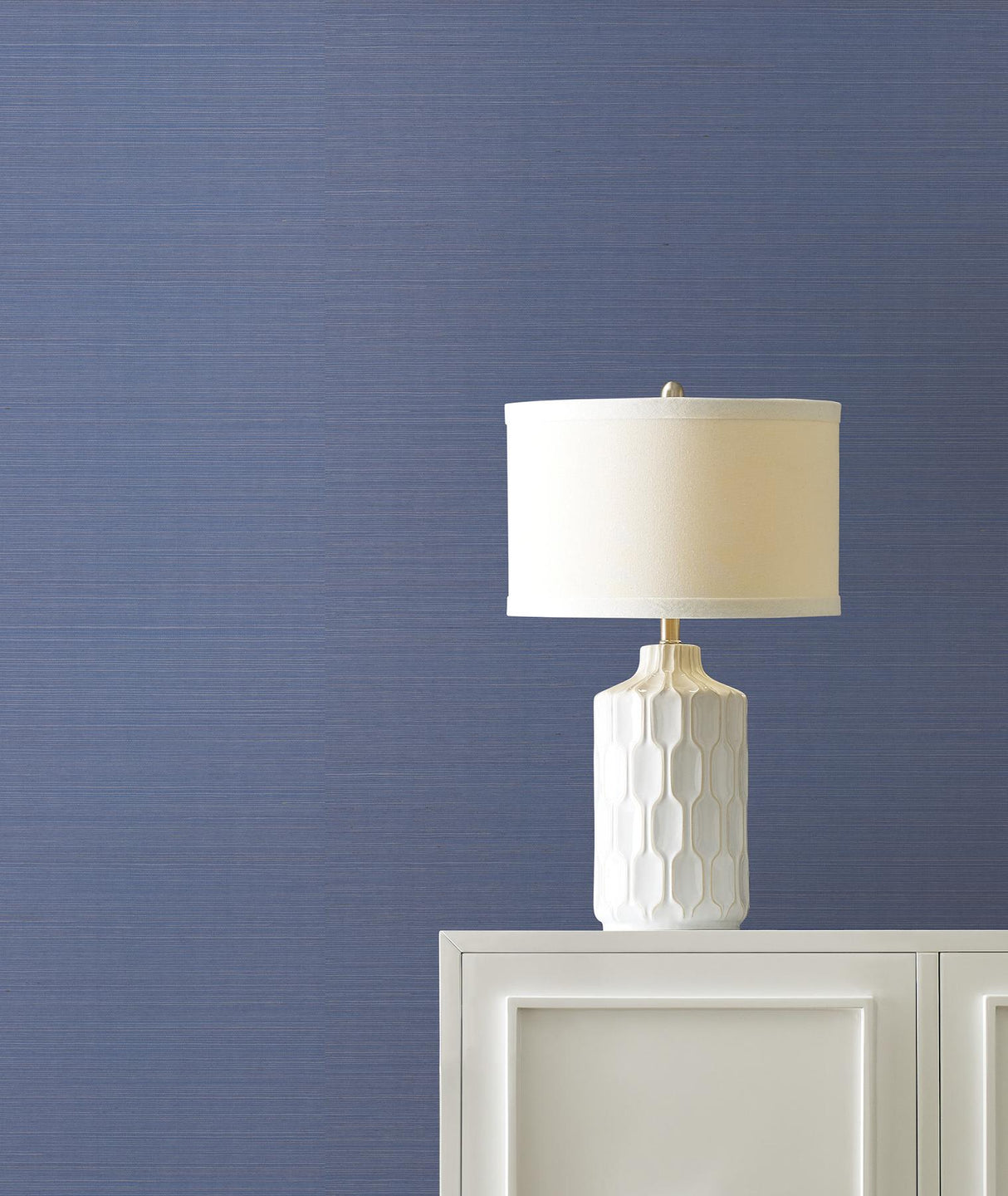 Ronald Redding Designs Maguey Sisal Bluebell Wallpaper