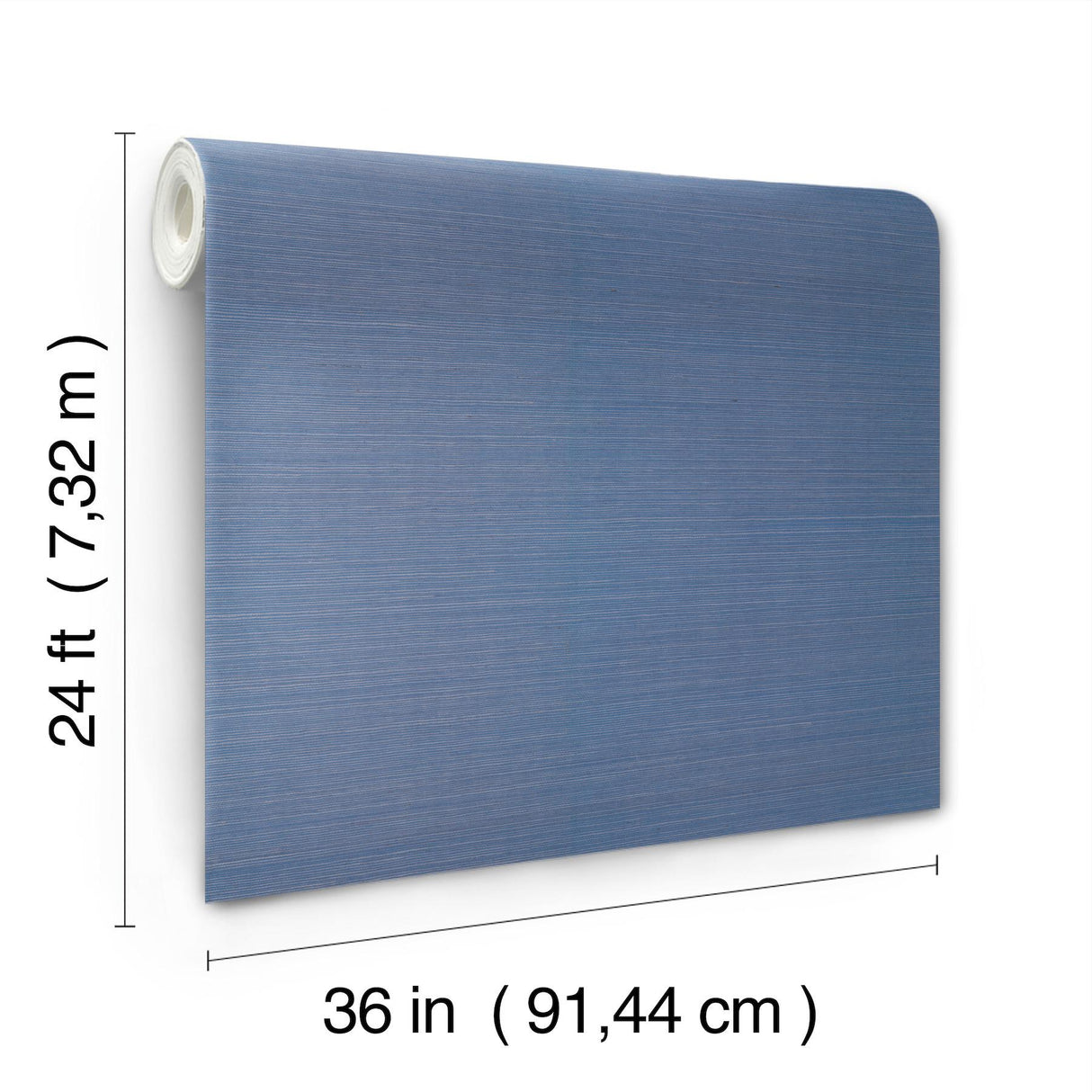 Ronald Redding Designs Maguey Sisal Bluebell Wallpaper