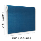 Ronald Redding Designs Maguey Sisal Lapis Wallpaper