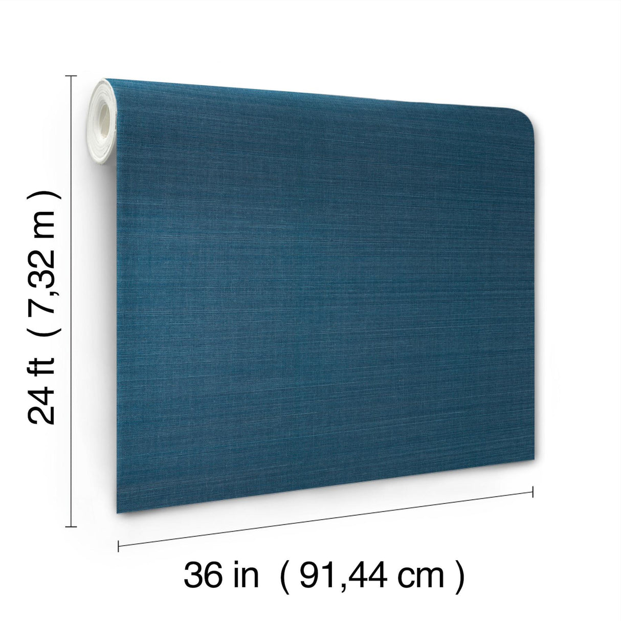 Ronald Redding Designs Maguey Sisal Indigo Wallpaper