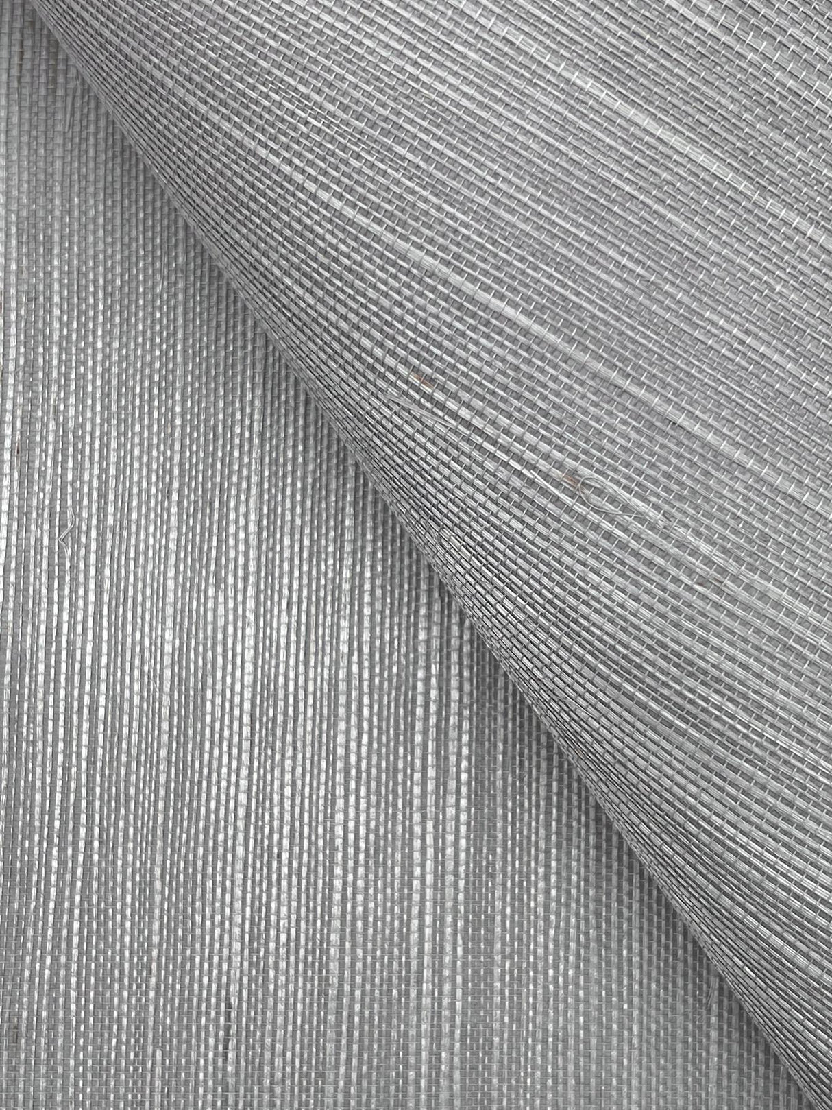 Ronald Redding Designs Maguey Sisal Pewter Wallpaper