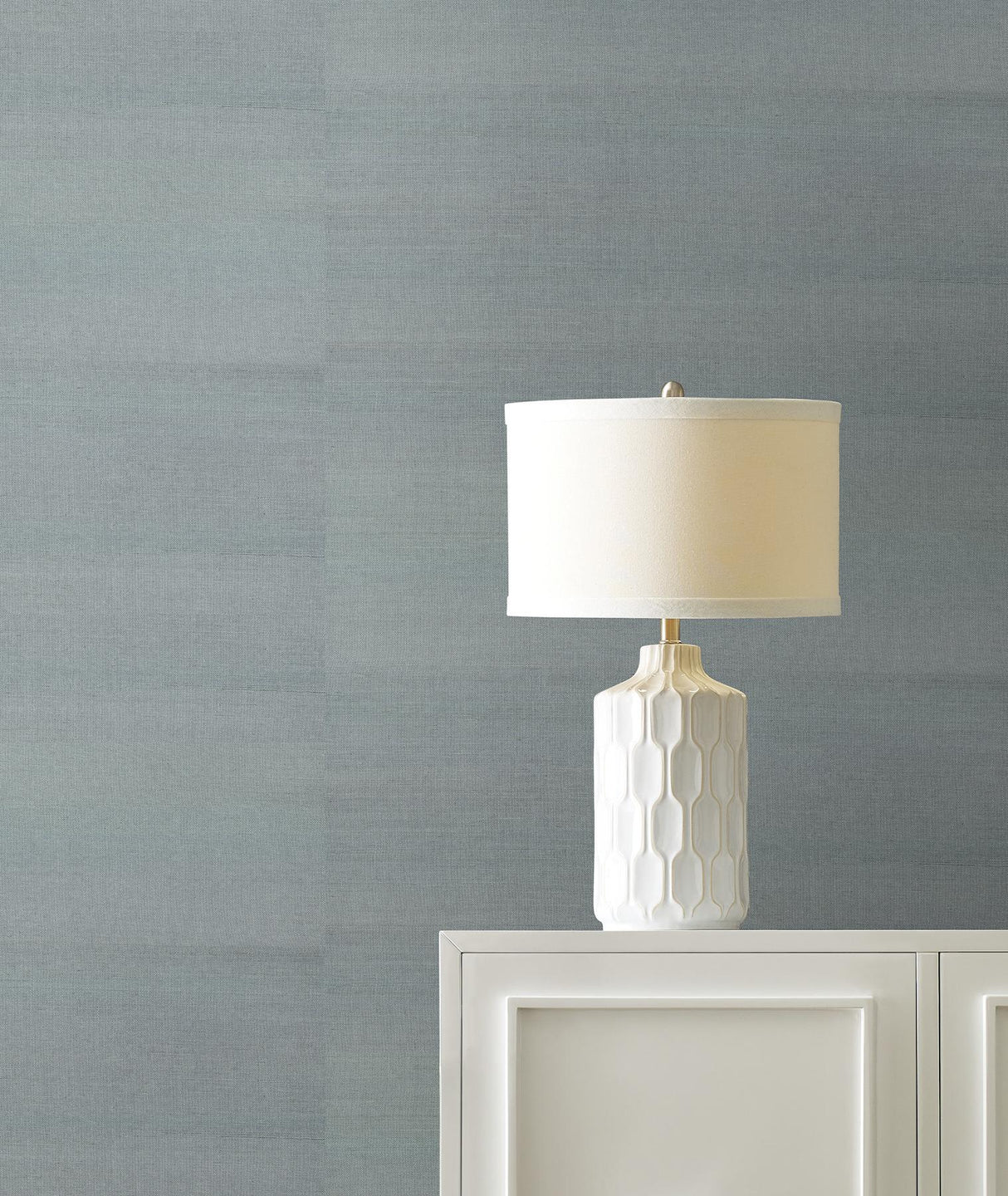 Ronald Redding Designs Maguey Sisal Pewter Wallpaper