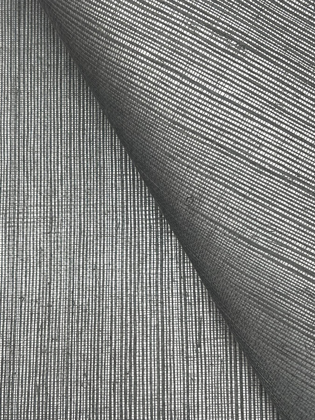 Ronald Redding Designs Maguey Sisal Graphite Wallpaper