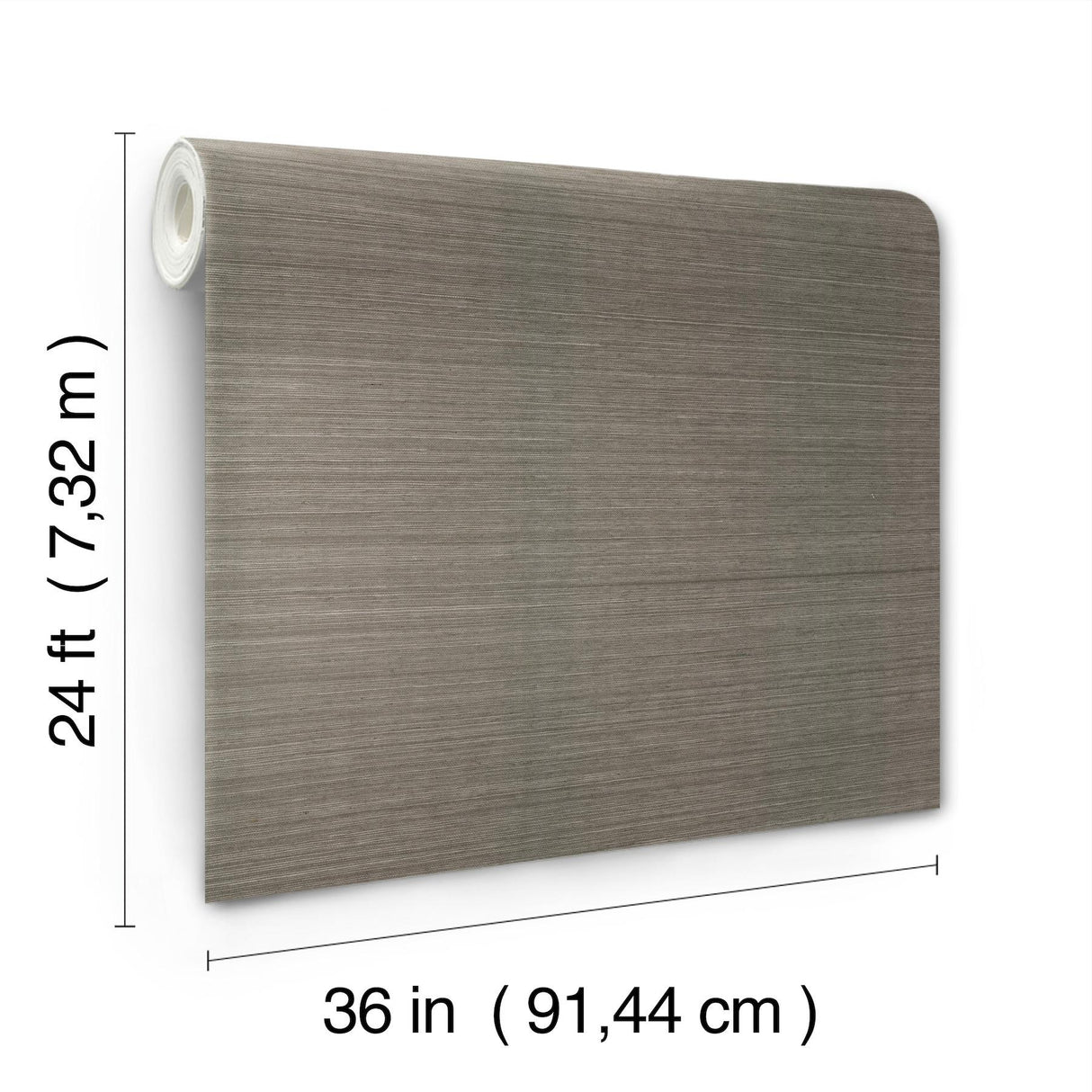 Ronald Redding Designs Maguey Sisal Smoke Wallpaper