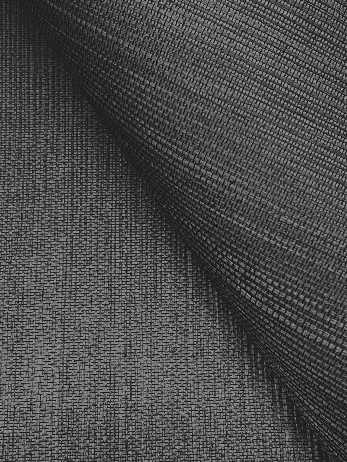 Ronald Redding Designs Maguey Sisal Gunmetal Wallpaper
