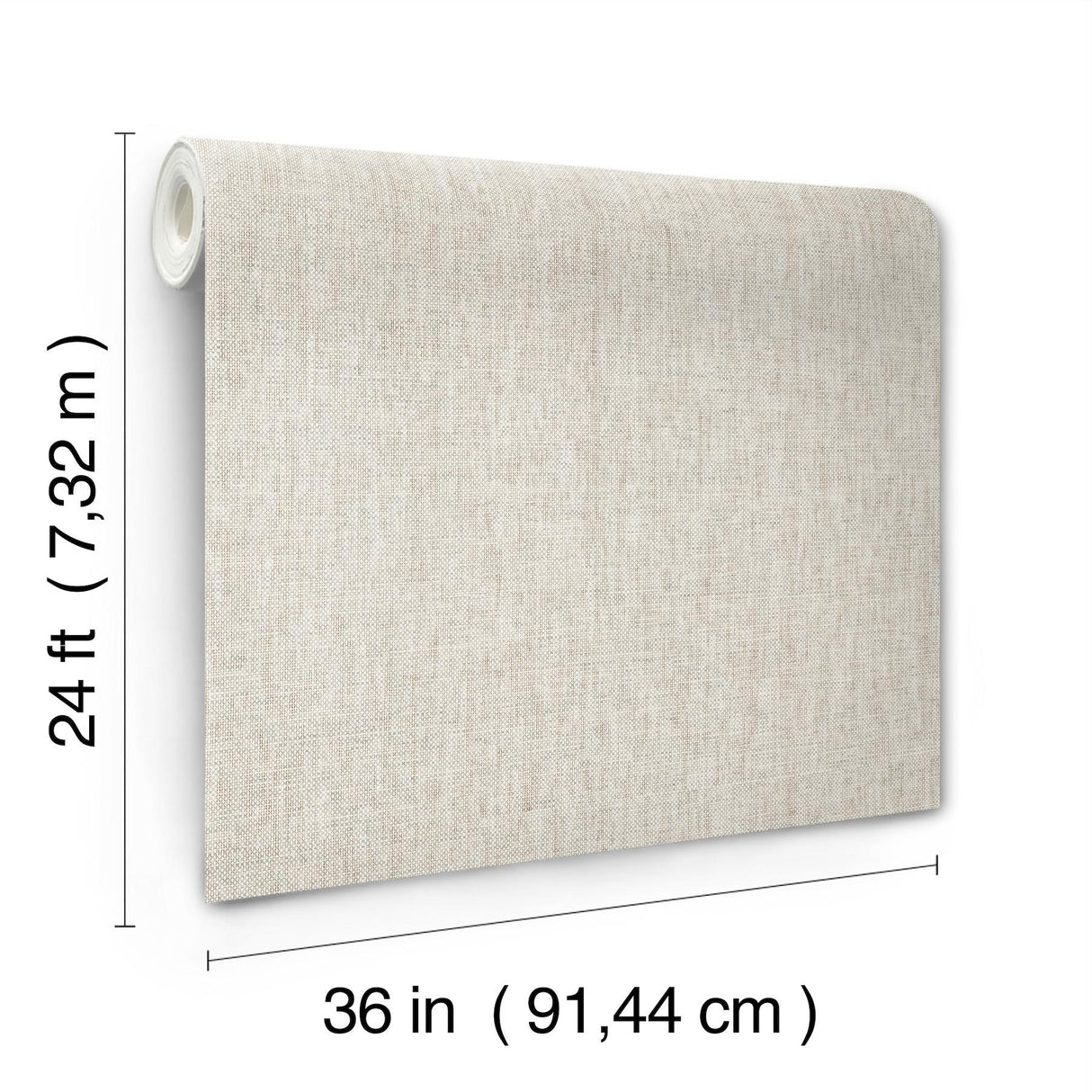 Ronald Redding Designs Edo Paperweave Smoke Wallpaper