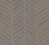 Ronald Redding Designs Atelier Herringbone Natural Grey Wallpaper