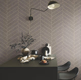Ronald Redding Designs Atelier Herringbone Natural Grey Wallpaper
