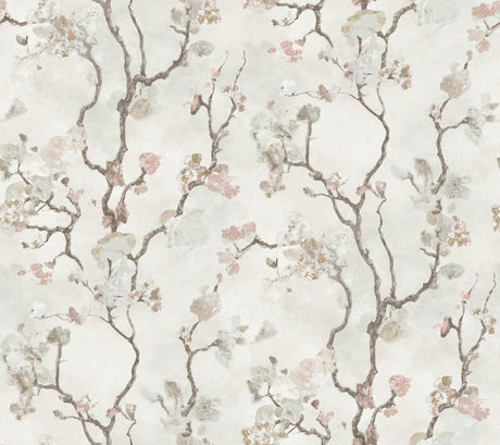 RoomMates Avril Chinoiserie Blush Wallpaper