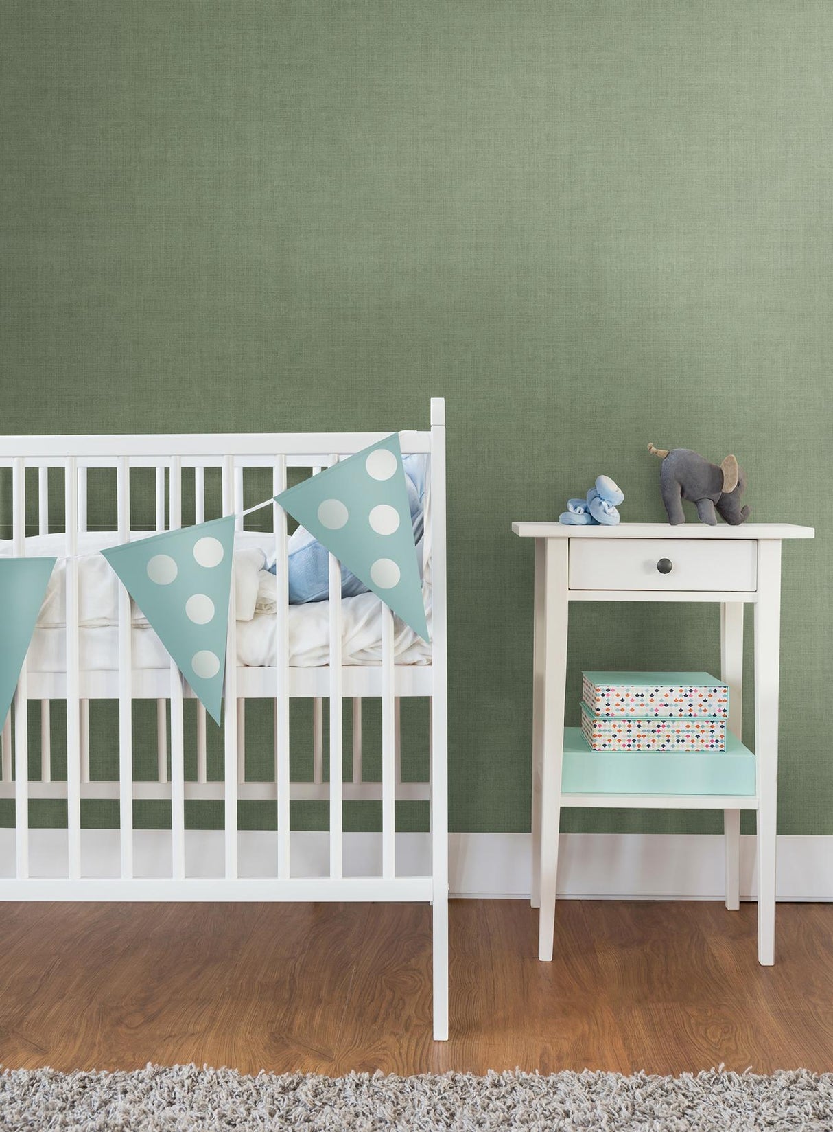 York Wallcoverings Tall Green Wallpaper