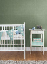 York Wallcoverings Vava Smaragd Dark Green Wallpaper