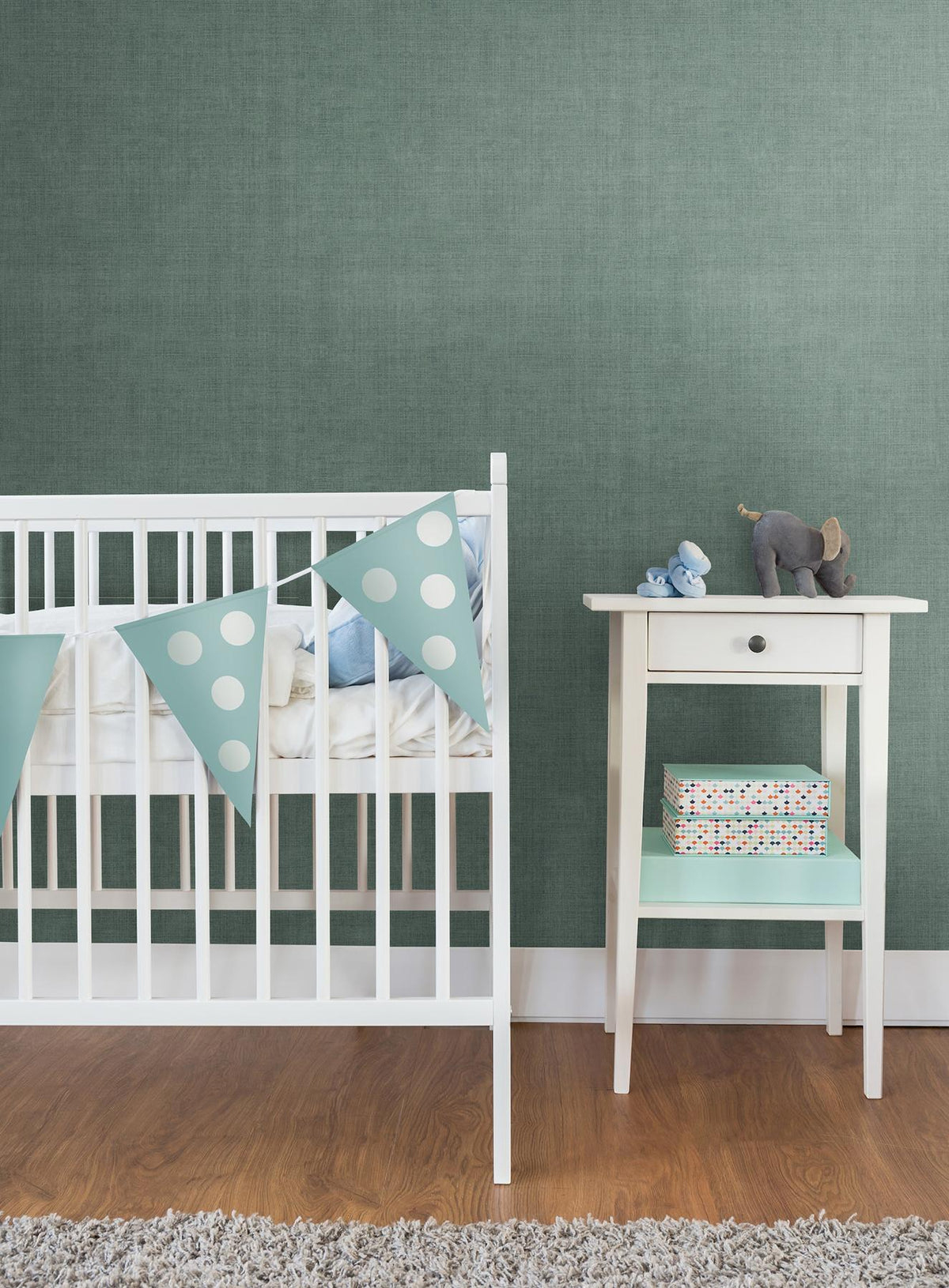 York Wallcoverings Oktan Sea Green Wallpaper