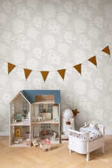 York Wallcoverings Ballongerna Grey Wallpaper