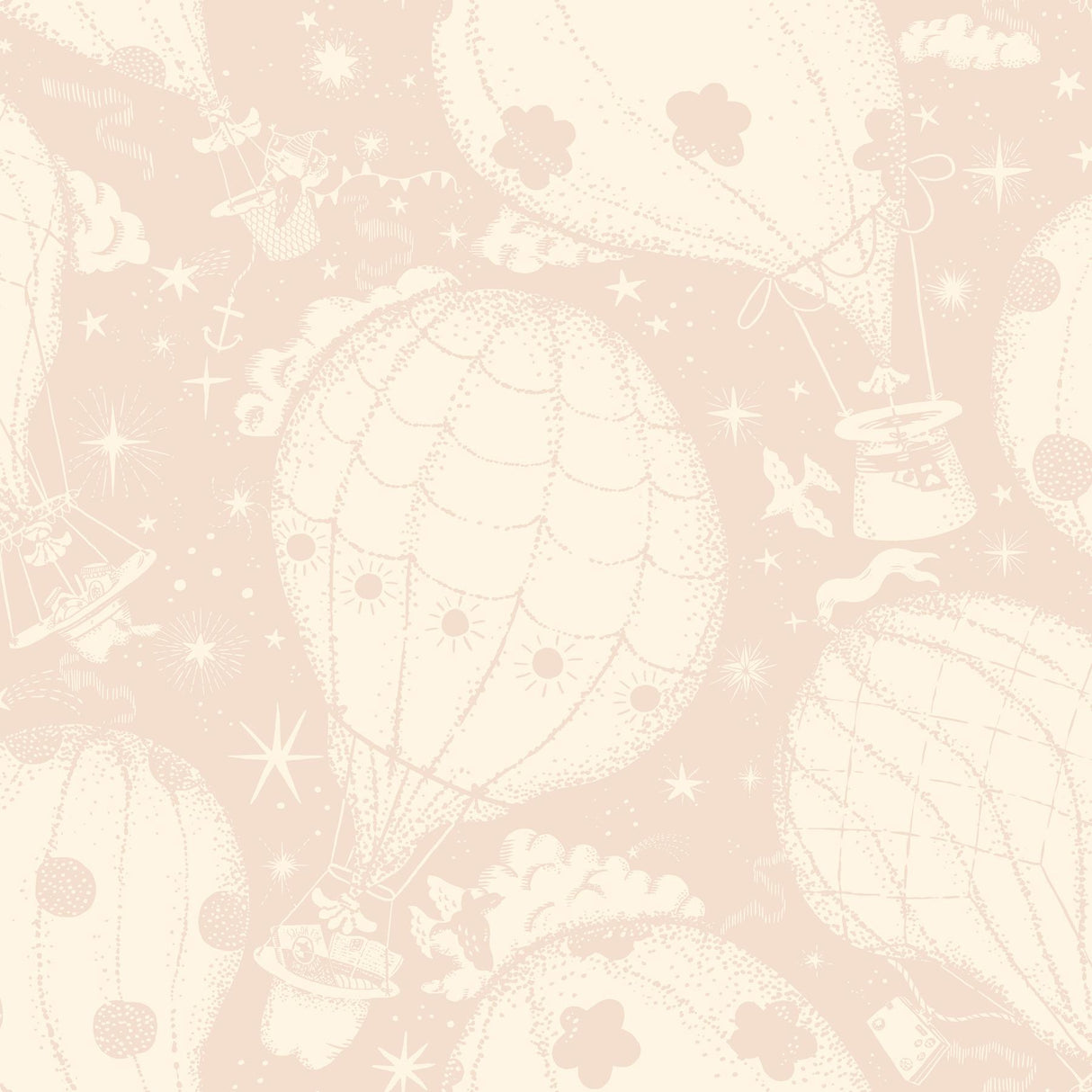 York Wallcoverings Ballongerna Pink Wallpaper