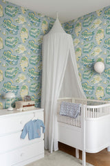 York Wallcoverings Staden Light Blue Wallpaper