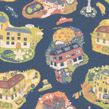 York Wallcoverings Staden Dark Blue Wallpaper
