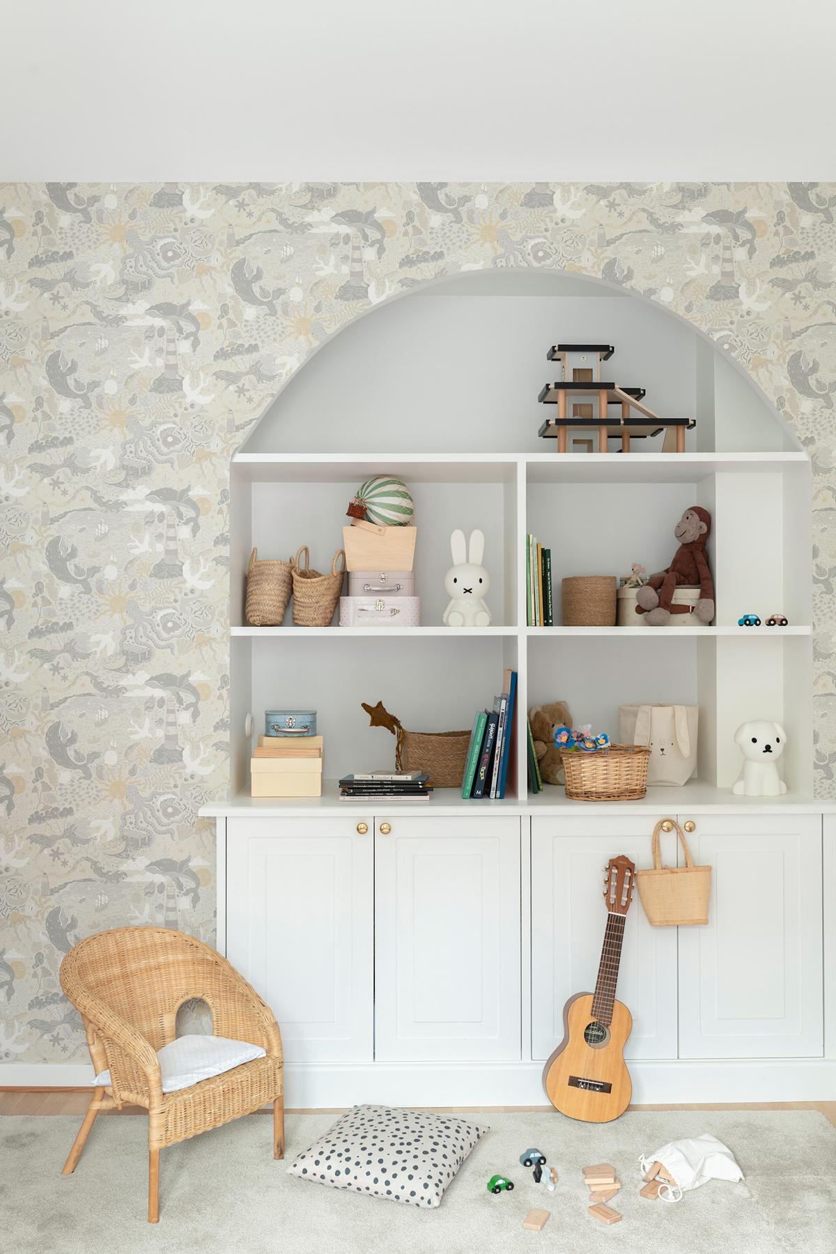 York Wallcoverings Havet Grey Wallpaper