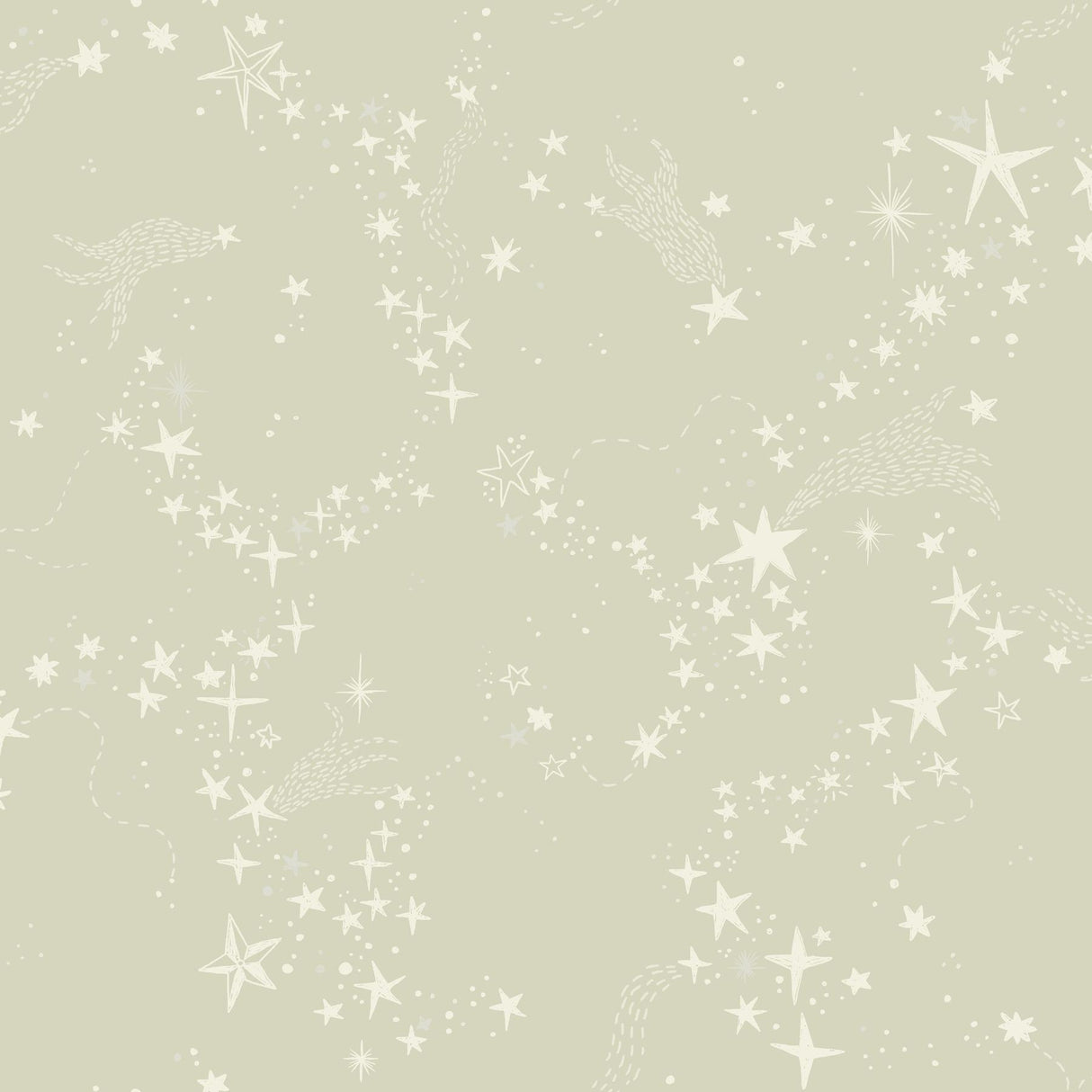 York Wallcoverings Stjarnhimmel Light Green Wallpaper
