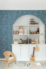 York Wallcoverings Stjarnhimmel Dark Blue Wallpaper