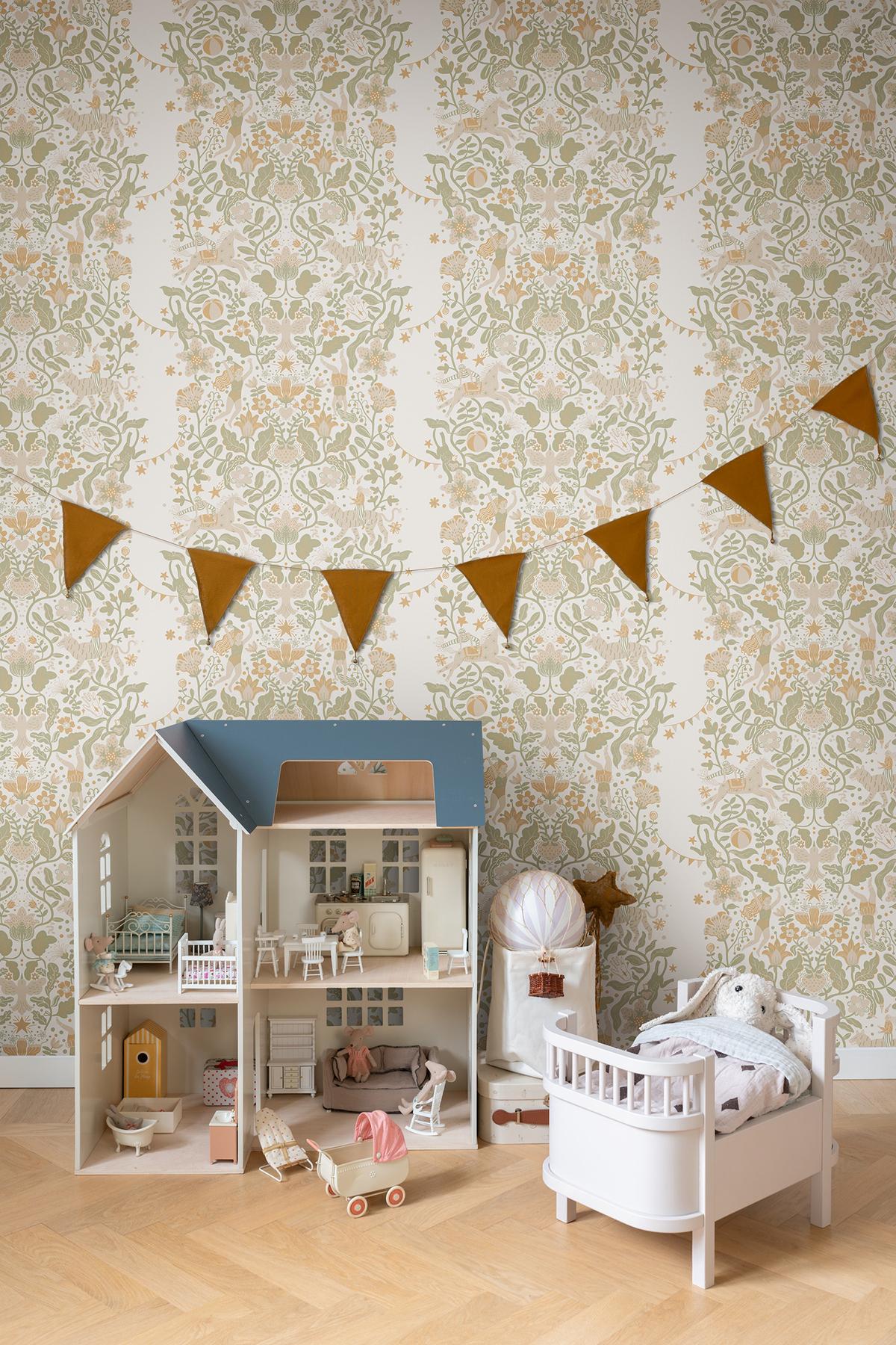 York Wallcoverings Cirkus Moss Wallpaper