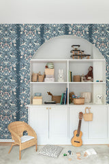 York Wallcoverings Cirkus Blue Wallpaper