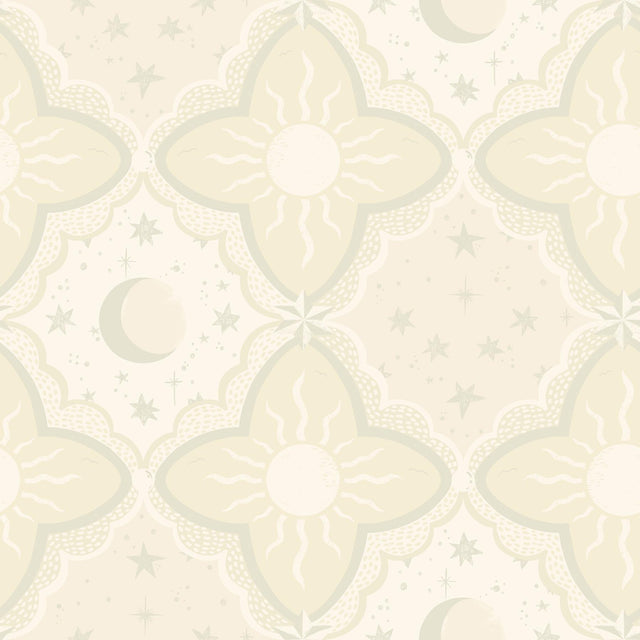 York Wallcoverings Sol & Mane Beige Wallpaper