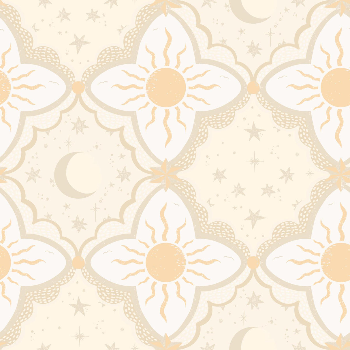 York Wallcoverings Sol & Mane Tangerine Wallpaper