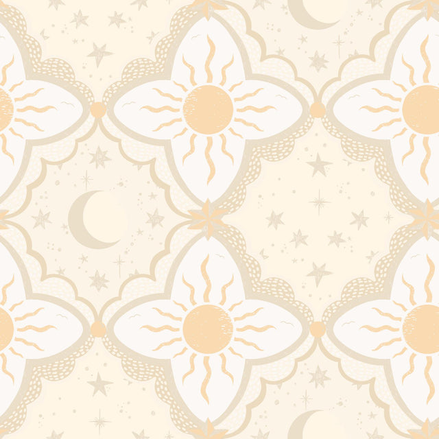 York Wallcoverings Sol & Mane Tangerine Wallpaper