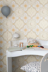 York Wallcoverings Sol & Mane Tangerine Wallpaper