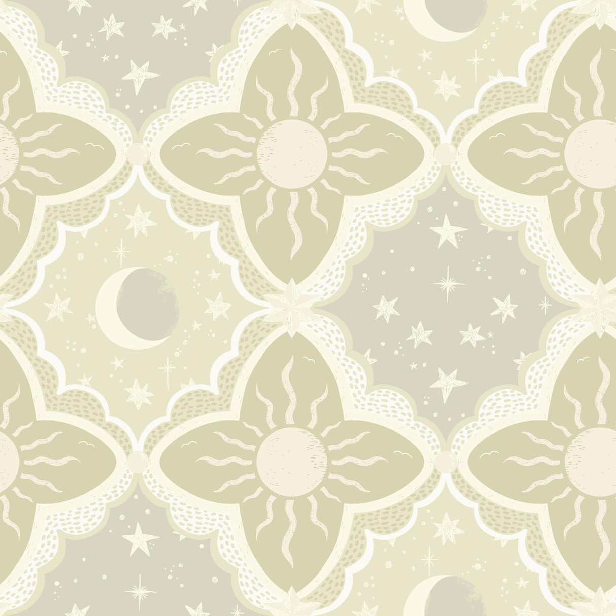 York Wallcoverings Sol & Mane Green Wallpaper