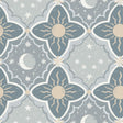 York Wallcoverings Sol & Mane Blue Wallpaper