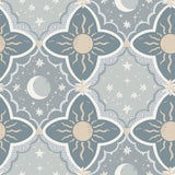 York Wallcoverings Sol & Mane Blue Wallpaper