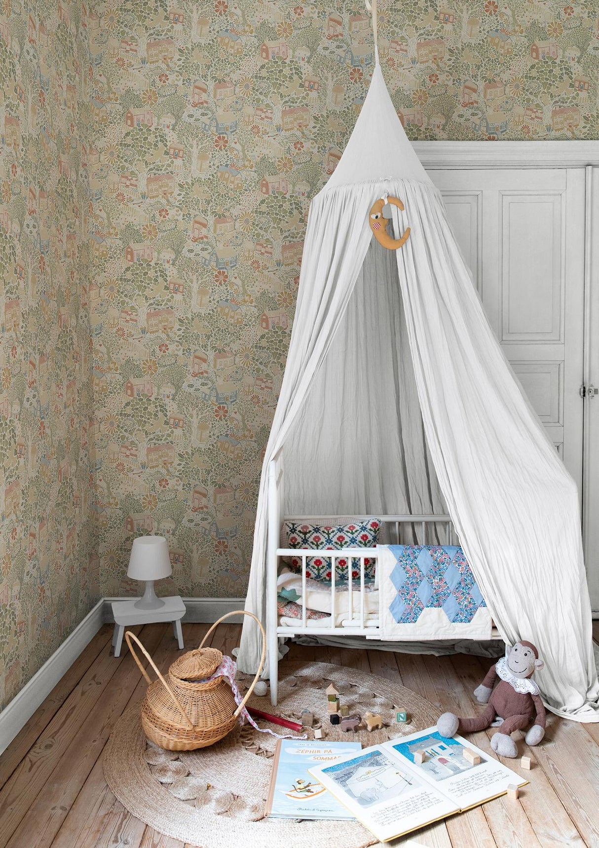 York Wallcoverings Bygga Bo Neutral Wallpaper