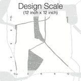 Antonina Vella Abstract Geo White & Silver Wallpaper