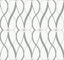 Antonina Vella Graceful Geo White & Silver Wallpaper
