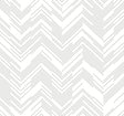 Antonina Vella Polished Chevron White & Silver Wallpaper