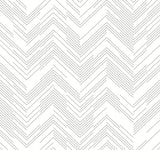Antonina Vella Polished Chevron White & Silver Wallpaper
