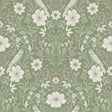 Magnolia Home Colette Bright Green Wallpaper