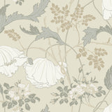 Magnolia Home Gwendolyn Ivory & Grey Wallpaper