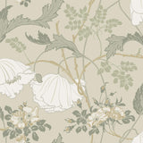 Magnolia Home Gwendolyn Linen & Sage Wallpaper