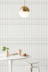 Magnolia Home Boulevard Charcoal Wallpaper