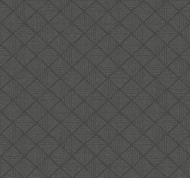 Magnolia Home Center Square Charcoal Wallpaper