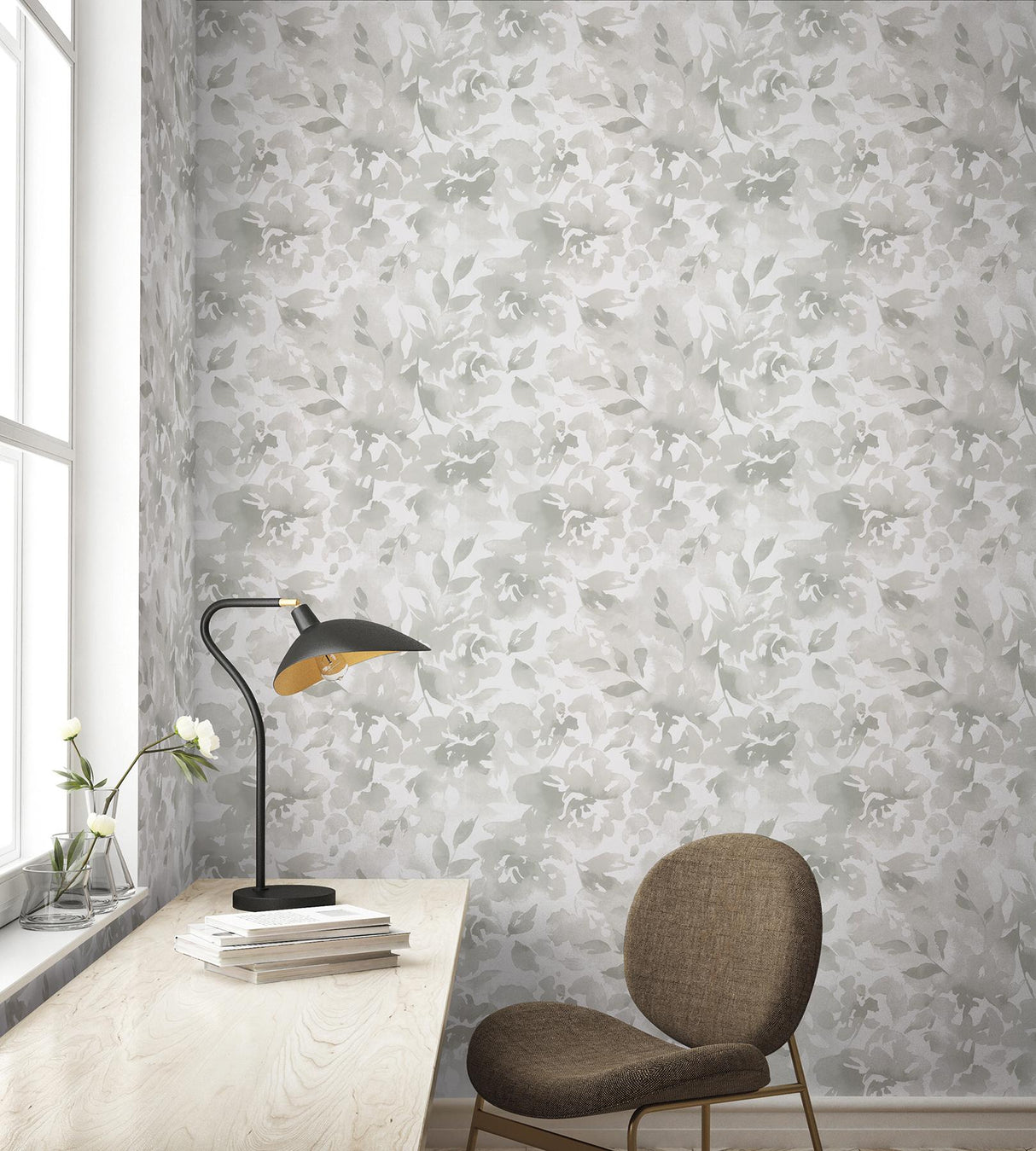 Magnolia Home Lakelynn Gravel Wallpaper
