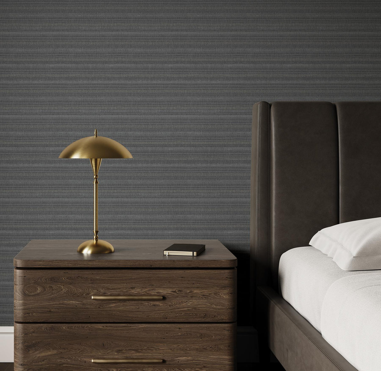 Magnolia Home In The Details Charcoal Wallpaper