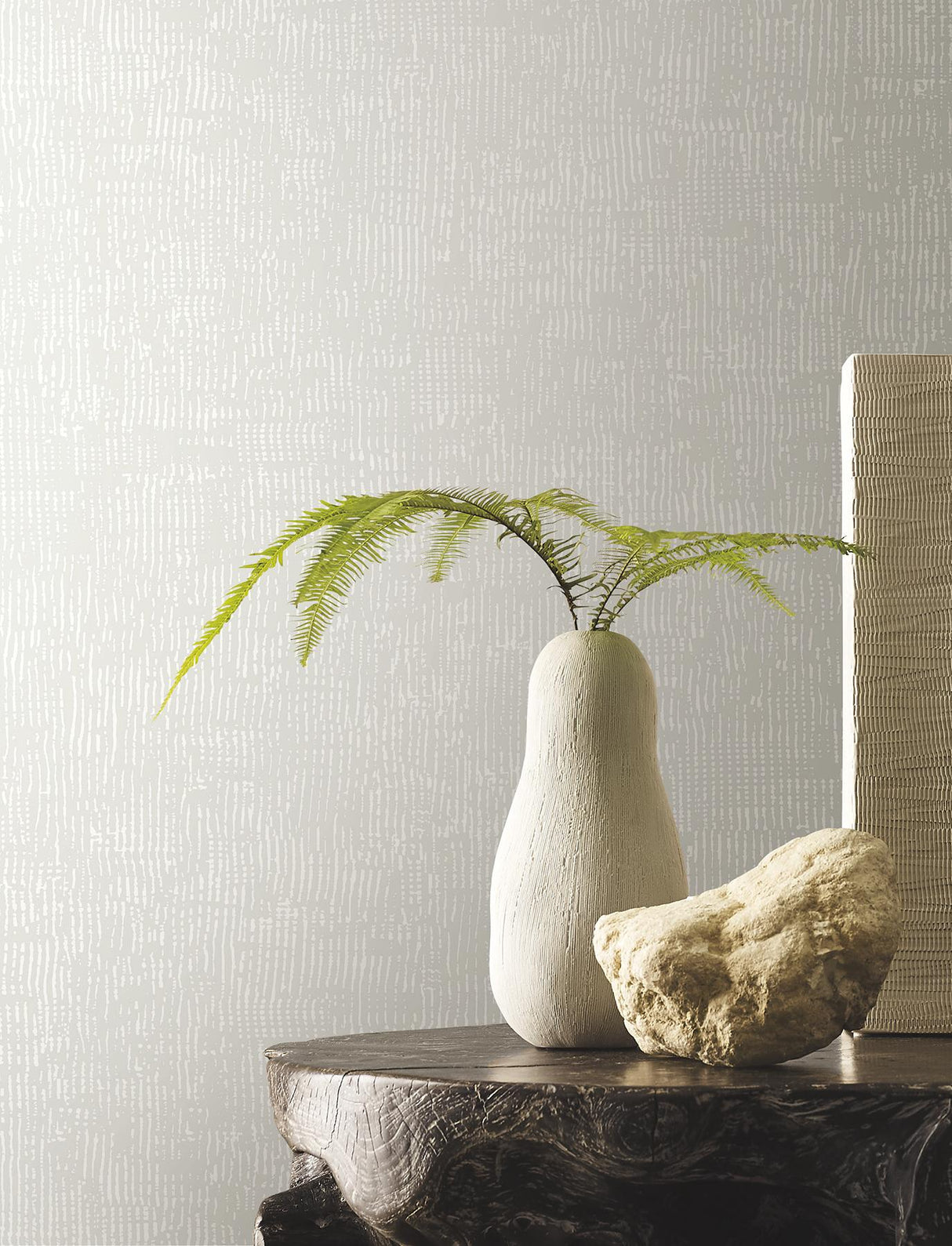 York Wallcoverings Trabadillo Plaster Salt Wallpaper