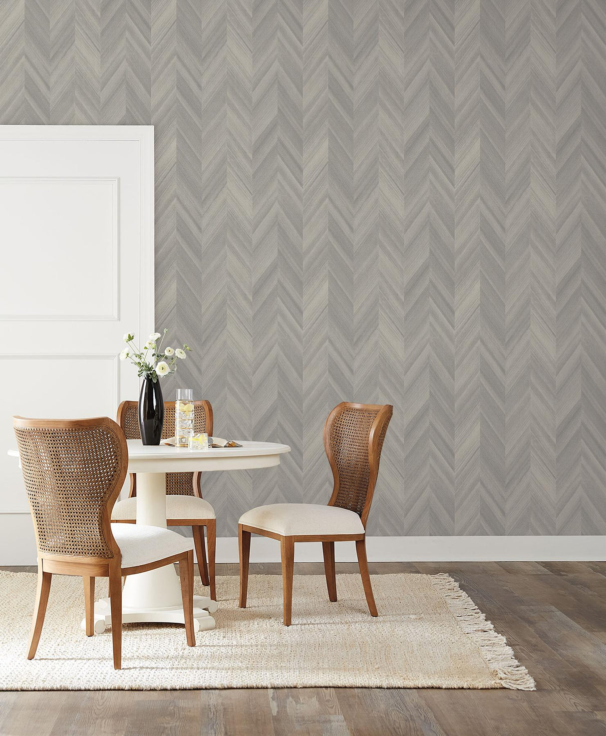 York Wallcoverings Seesaw Grey Wallpaper
