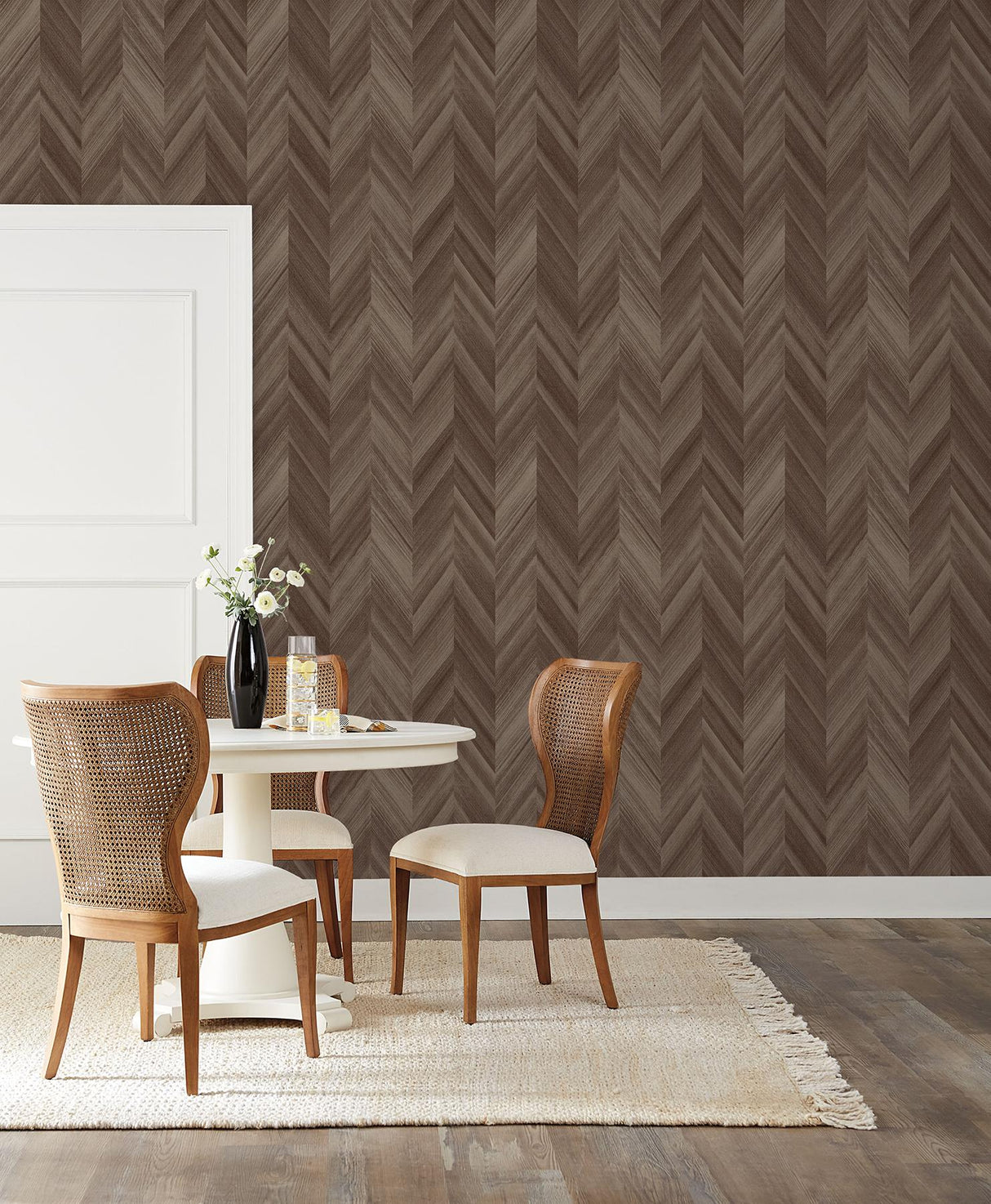 York Wallcoverings Seesaw Brown Wallpaper
