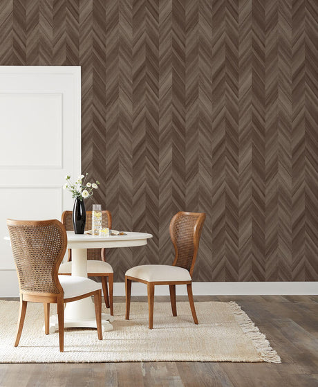 York Wallcoverings Seesaw Brown Wallpaper