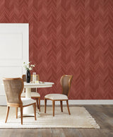 York Wallcoverings Seesaw Red Wallpaper
